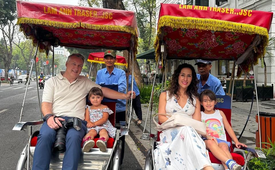 Hanoi Cyclo Tour with Egg Coffee Tasting Experience