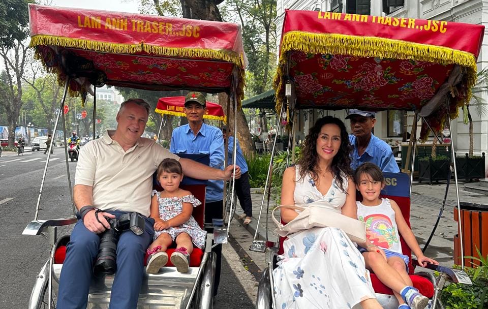 Hanoi Cyclo Tour with Egg Coffee Tasting Experience