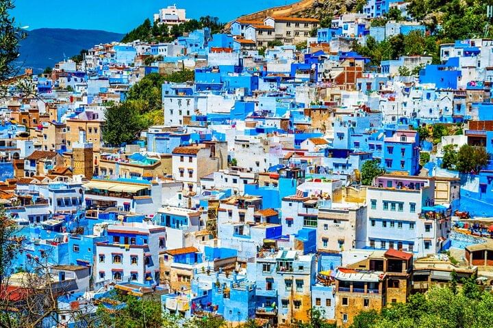 The Blue Pearl: Escape to the enchanting streets of Chefchaouen on your 3 - Day Morocco Private Tour from Tangier. #BlueCity