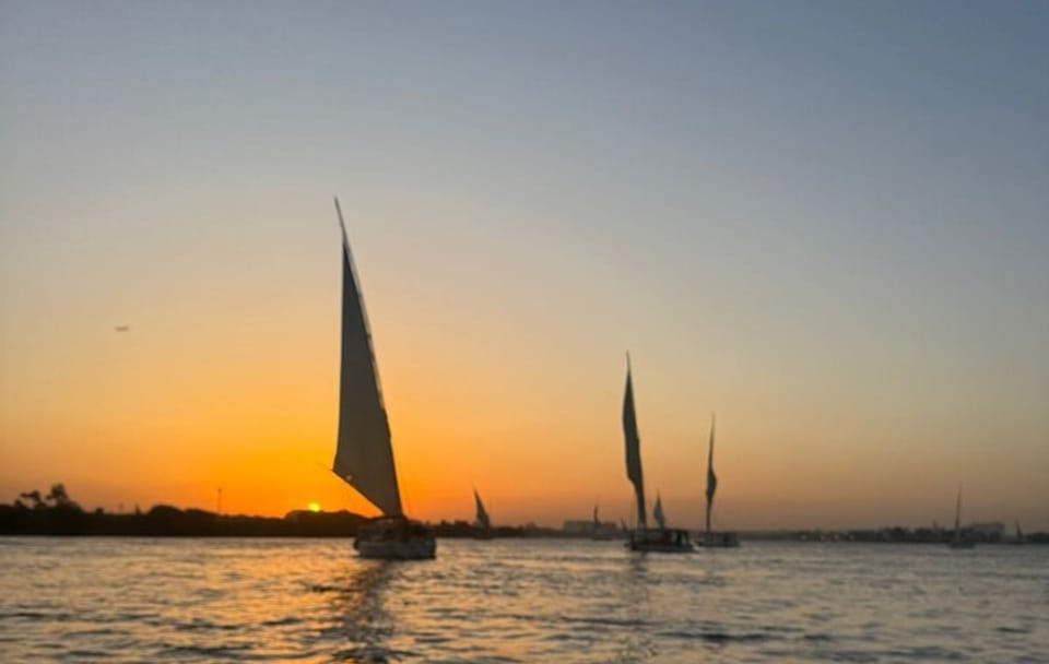 Relaxing Felucca Ride on the Nile River with Cairo Pickup