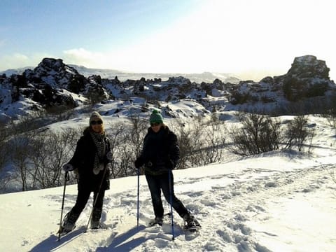 Snowshoeing in Krafla volcanic area, photo 3