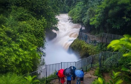 Half-Day Tour of Pokhara's Davis Falls and Peace Pagoda