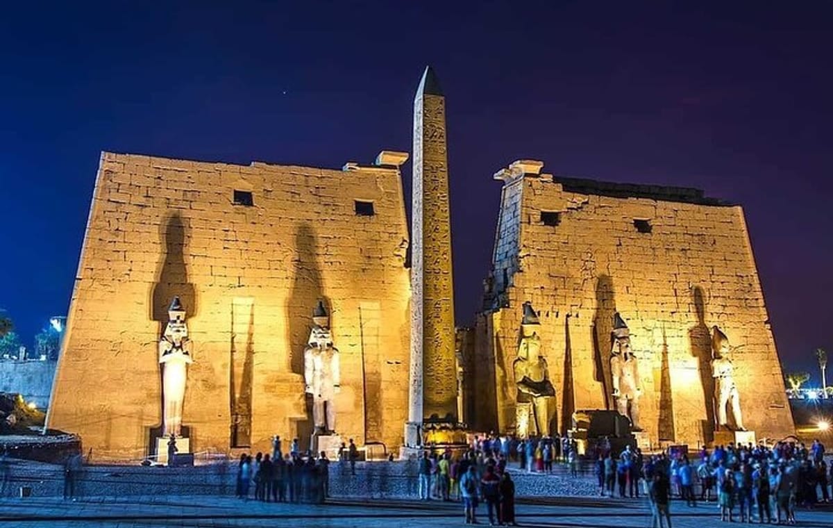 Luxor Temple by Night & Karnak Sound and Light Show with Tickets