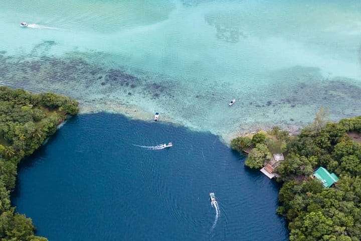 Bacalar Seven Color Lagoon Boat Adventure with Grill Option  8