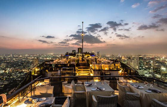 Vertigo Rooftop Fine Dining at Banyan Tree Bangkok