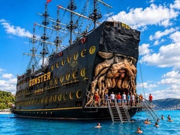 Kemer GONSTER Deluxe Pirate Boat Trip | Lunch, Drinks & Transfer