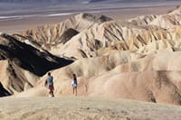 Zabriskie Point in Death Valley.