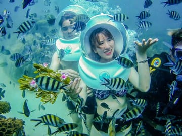 Nha Trang Bay Sea Walk Adventure with Traditional Seafood Lunch