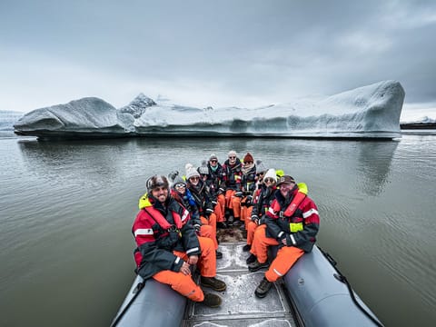 Fjallsarlon Zodiac Boat Tour & Glacier Hike, photo 5