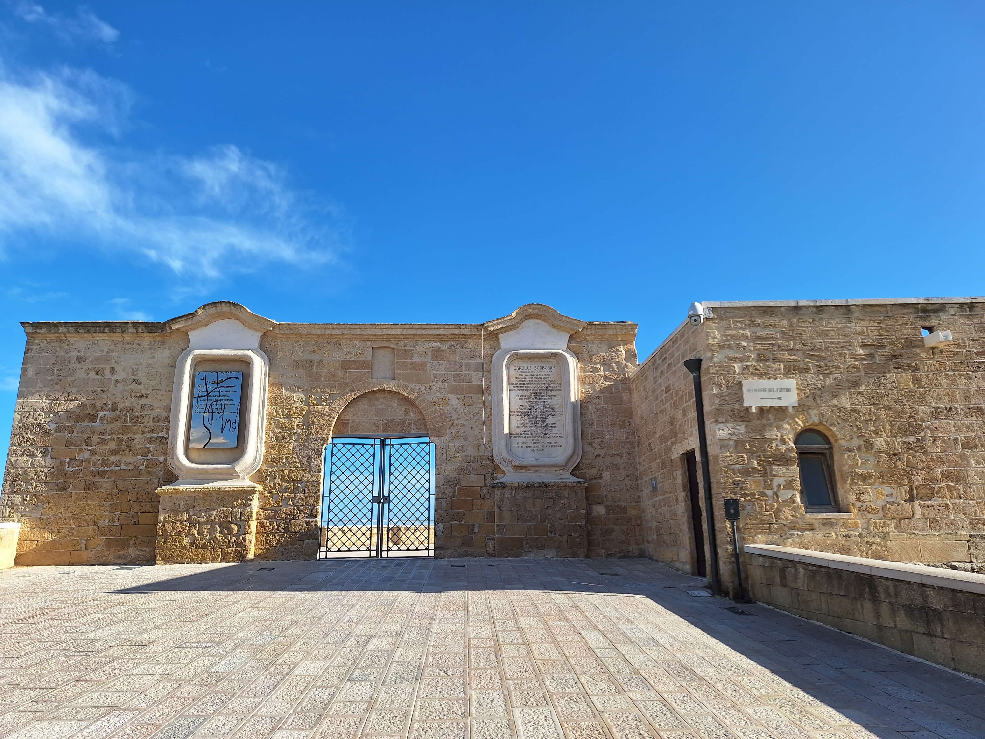 Fortino Sant’Antonio historic seaside fortress in Bari Old Town overlooking the Adriatic Sea