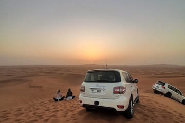 Desert Safari Dubai Live Shows Camel Ride Dinner with Quad Bikes