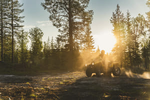Delightful Quadbike Ride around the Arctic Circle & BBQ