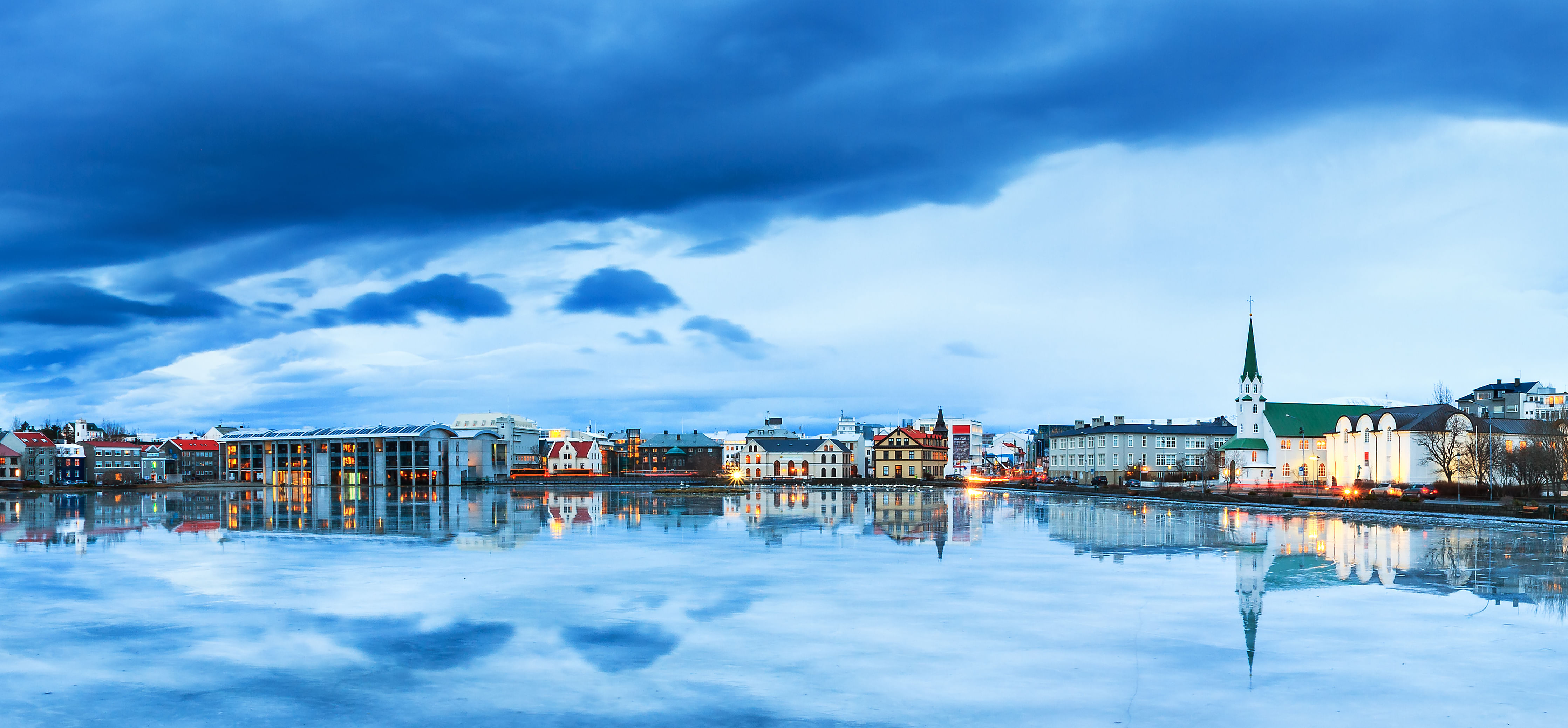 View from the Reykjavik Pond