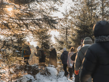 Winter Hiking Tour of the Oslofjord in Norway