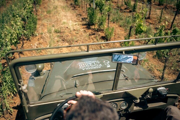 Classic: Tuscan Vineyard Old Jeep Tour, Wine Tasting & Lunch