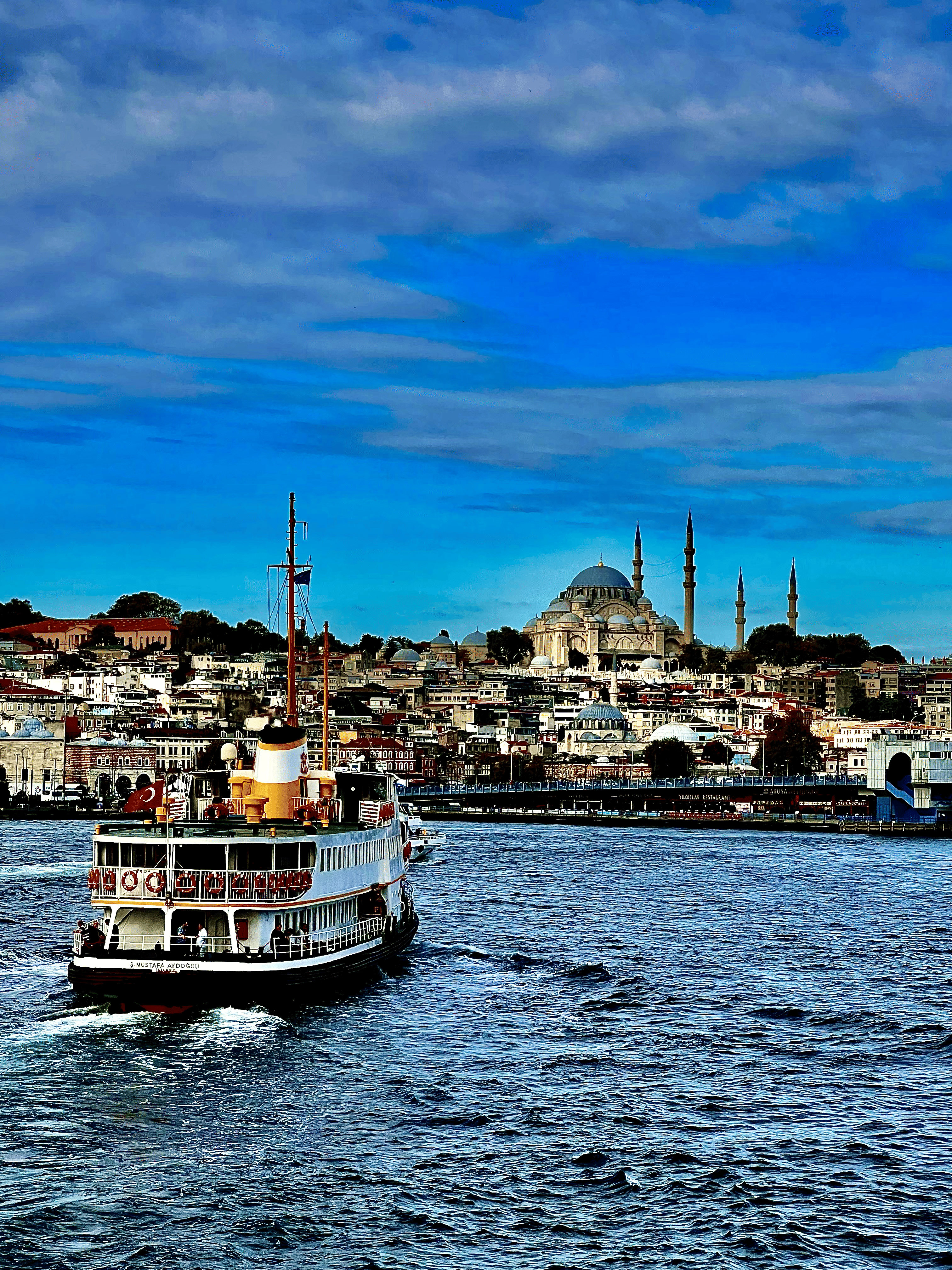 2 hour Bosphorus tour with a luxury yacht