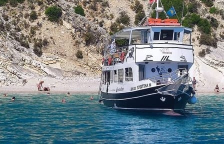 Ithaca Cruise with Swim Stops at Scenic Beaches in Sami