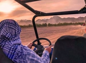 Hurghada:  Jeep, Camel and  Safari with BBQ Dinner