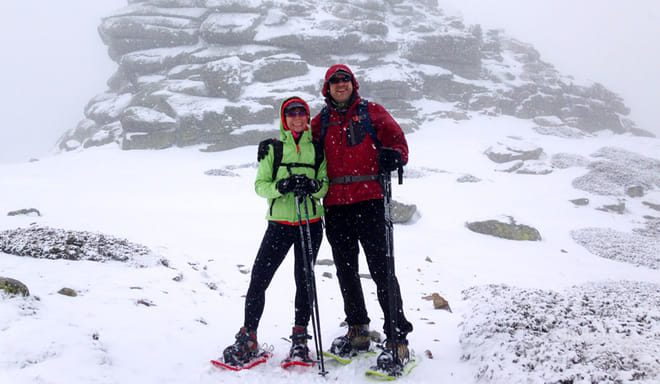 Snowshoe Hike in Madrid