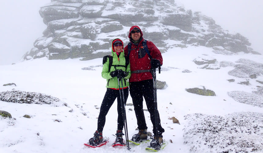 Snowshoe Hike in Madrid