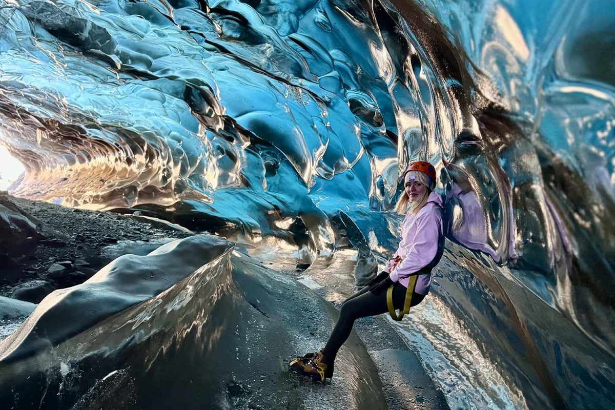 Extreme Blue Ice Cave, Iceland