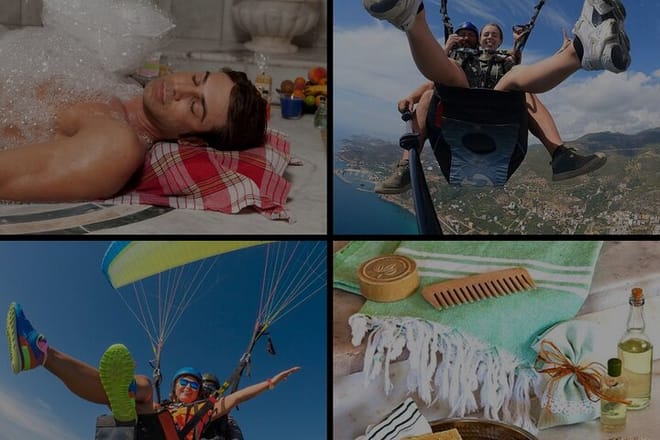 Alanya Paragliding and Turkish Bath Tour with Transfer 2
