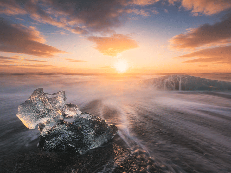 2-Day Private Tour Diamond Beach & Glacier Lagoon and Golden Circle with Snowmobile — Kalman Tours