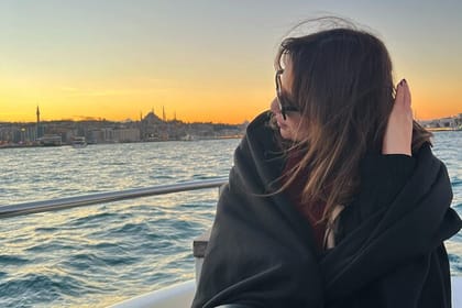 Istanbul Bosphorus Sunset Cruise with Wine on a Luxury Yacht