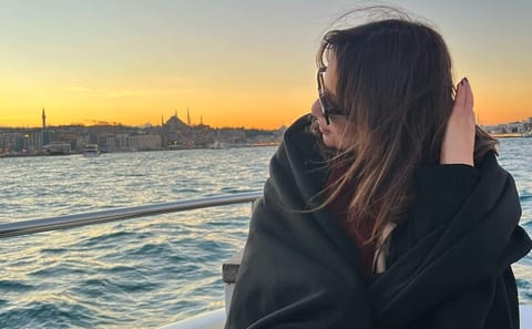 Istanbul Sunset Cruise with Wine on a Luxury Yacht