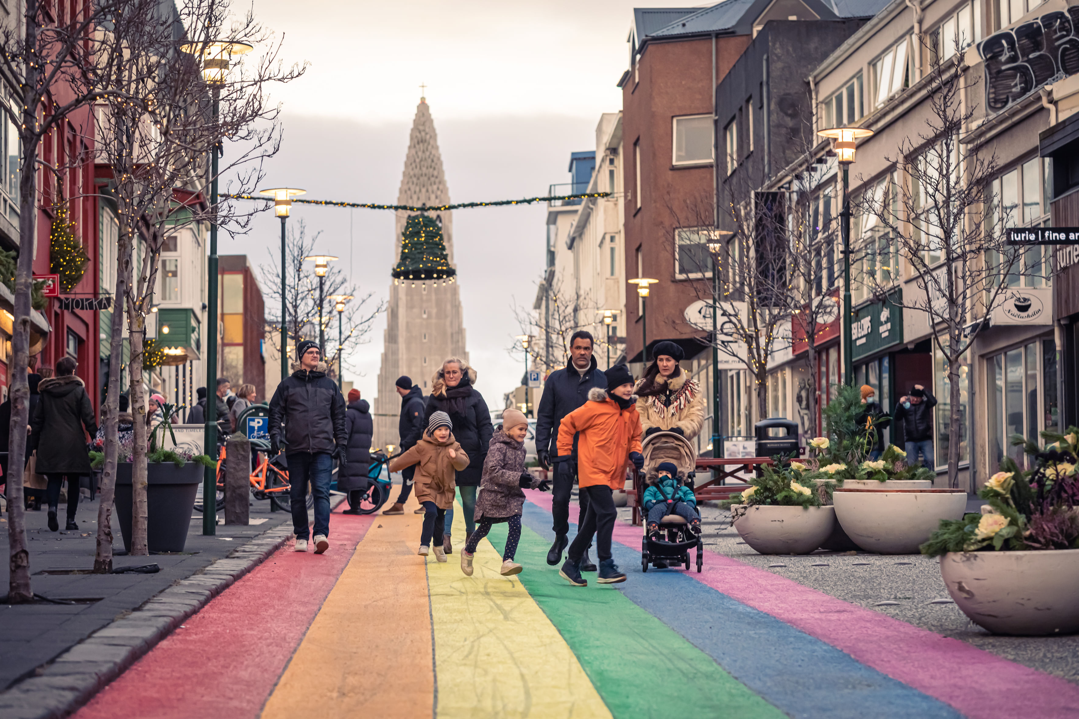 Christmas Walking Tour through the christmas lit streets of Reykjavik