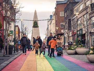 Christmas Walking Tour through the christmas lit streets of Reykjavik