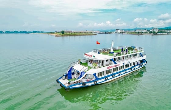 Dragon King Cruise Luxury Day Tour in Halong from Hanoi Transfer