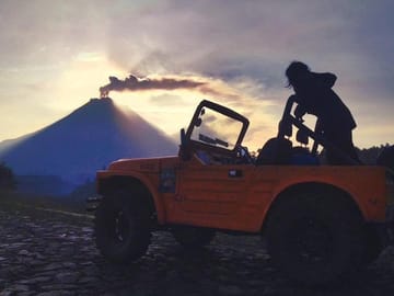 Merapi volcano from the west side