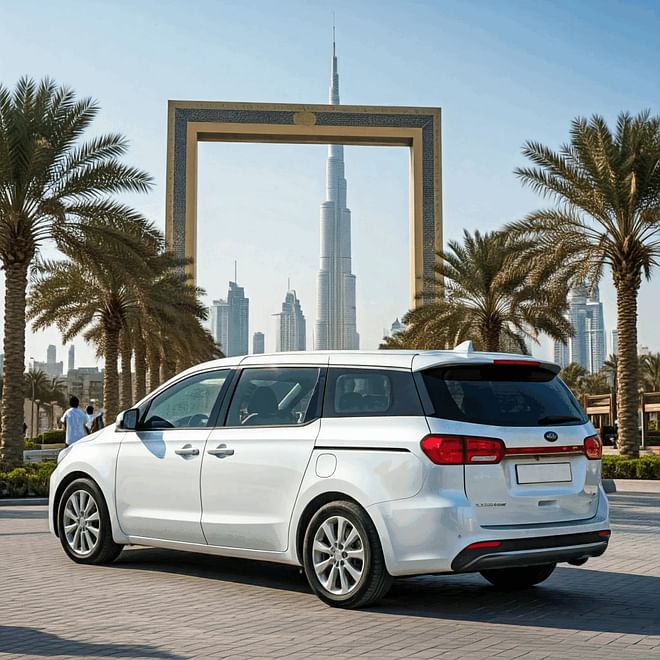Dubai or Abu Dhabi: full day Private Transfer with Driver (ECO)