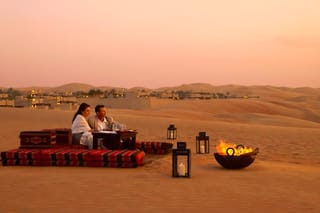 Book a Private Romantic Dune Dinner in Abu Dhabi Desert