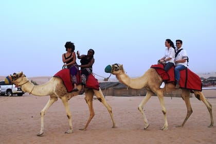 Premium Dubai Desert Safari with BBQ Dinner in the Red Dunes