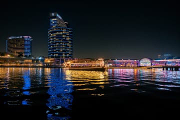 Dubai Water Canal Dhow Dinner Cruise with Scenic Views