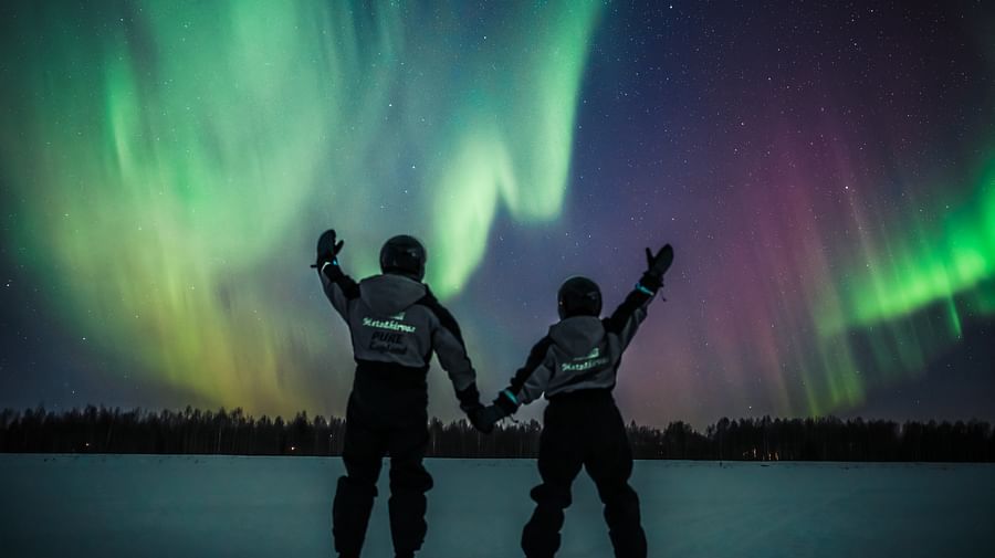 Northern Lights Safari, Aurora borealis, Pure Lapland, Rovaniemi Lapland