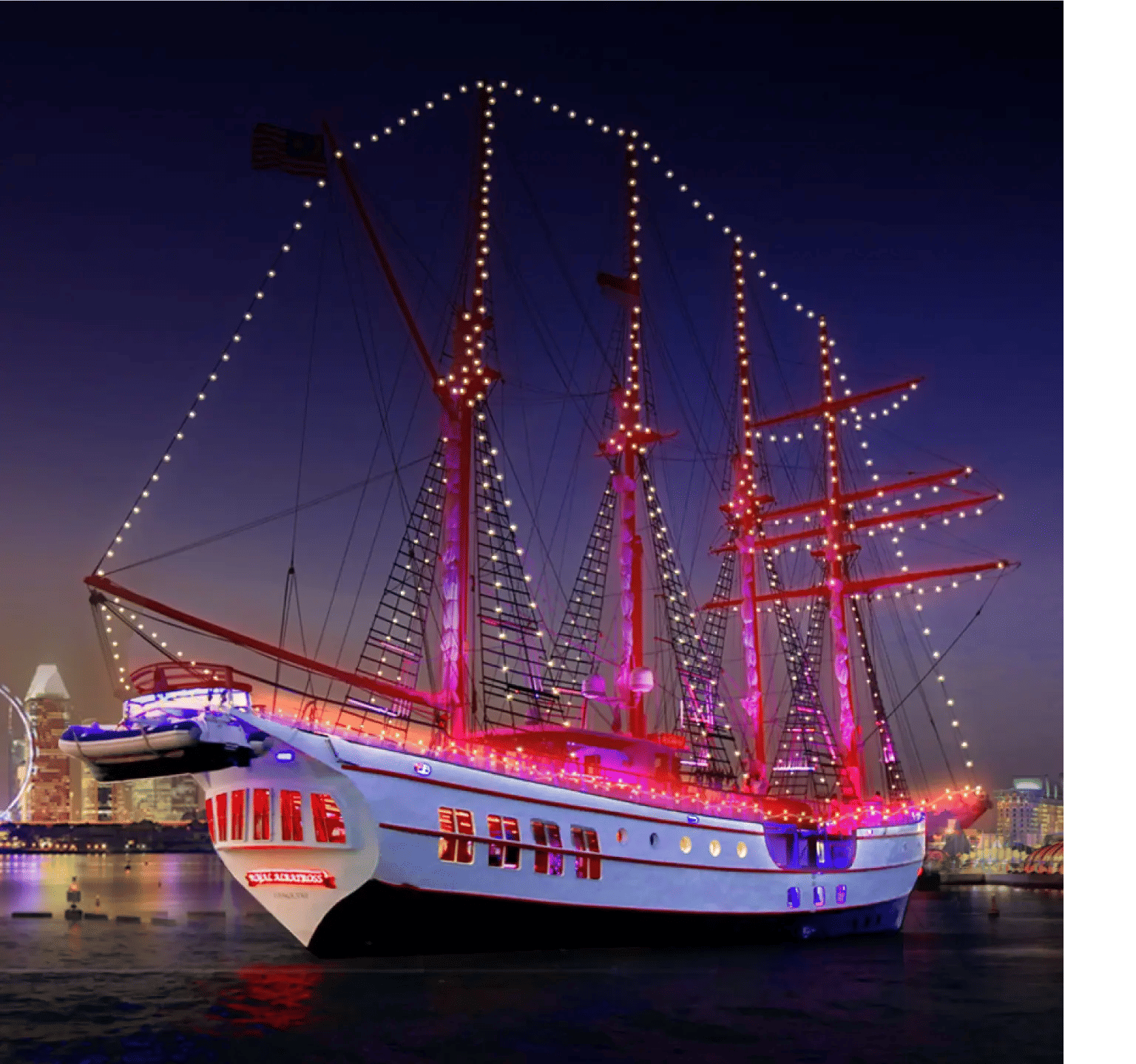 Sailing Under the Stars: A Royal Albatross Singapore City Lights Cruise