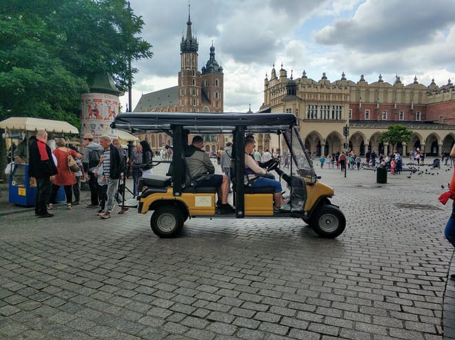 Krakow: Old Town and Jewish Quarter by Golf Cart + Schindlers Factory Museum Guided Tour 4