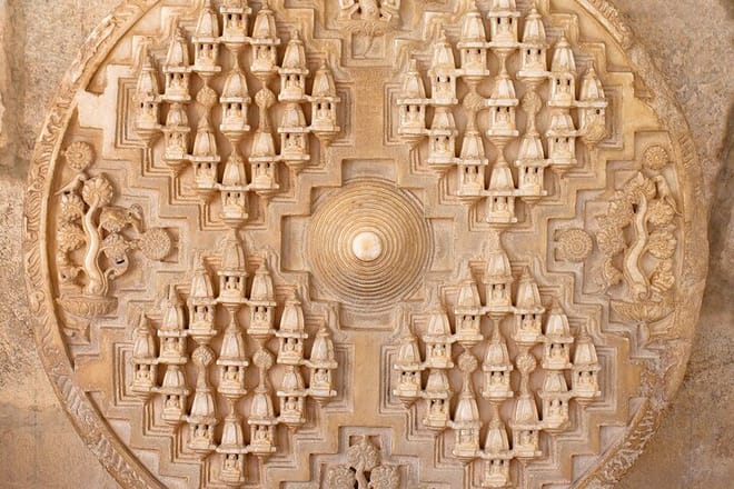 Bas-Relief Work in Ranakpur Temple
