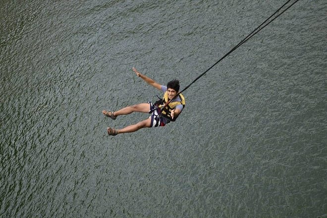 Bungee Jumping Adrenaline Experience on Cabra Corral Dam 6