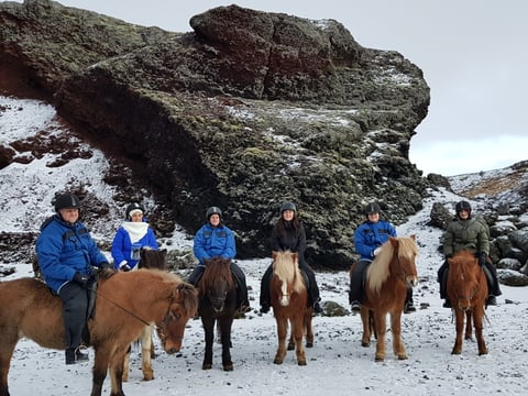 1 Hour - Winter Red lava Tour (With or Without Pick Up) , photo 4