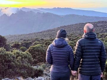 Breathtaking sunrise views from the mountain ridges.