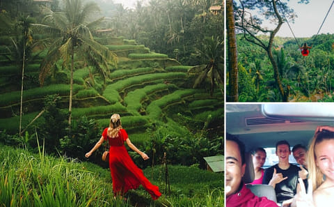 Ubud – Jungle Swing – Monkey Forest – Waterfall – Water Temple – FREE Wi-Fi