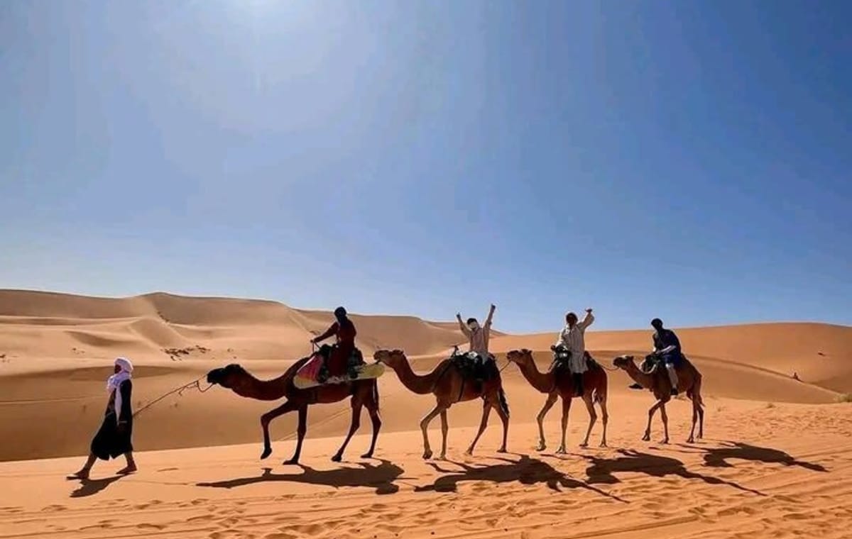 Private 3-Day Sahara Desert Tour – Luxury Camp & Camel Trek