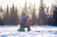 Ice Fishing Trip in Rovaniemi