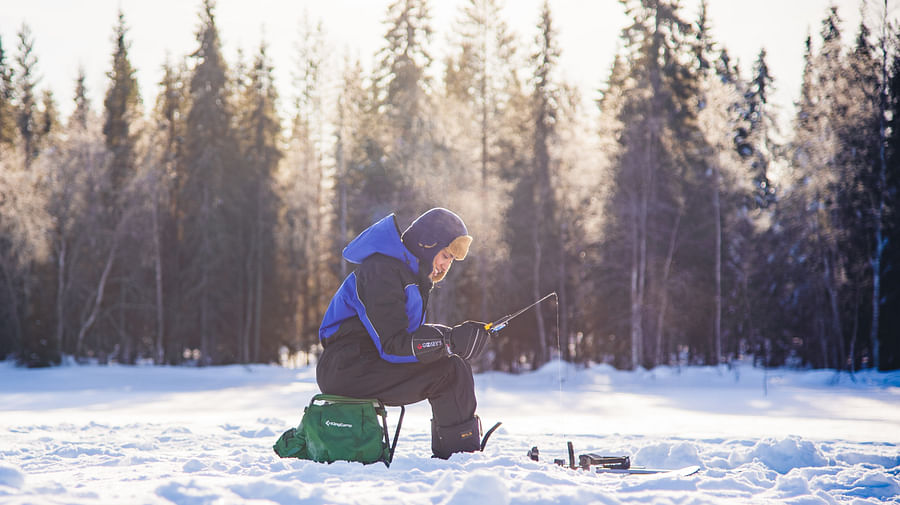 Ice Fishing Trip in Rovaniemi