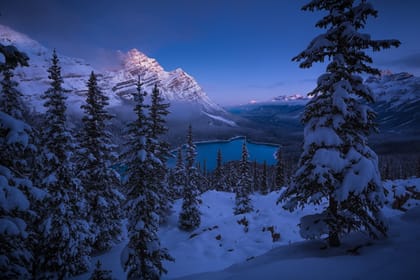 From Banff Lake Louise, Emerald Lake and Peyto Lake