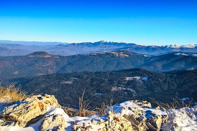 View from near Piatra Mare hut